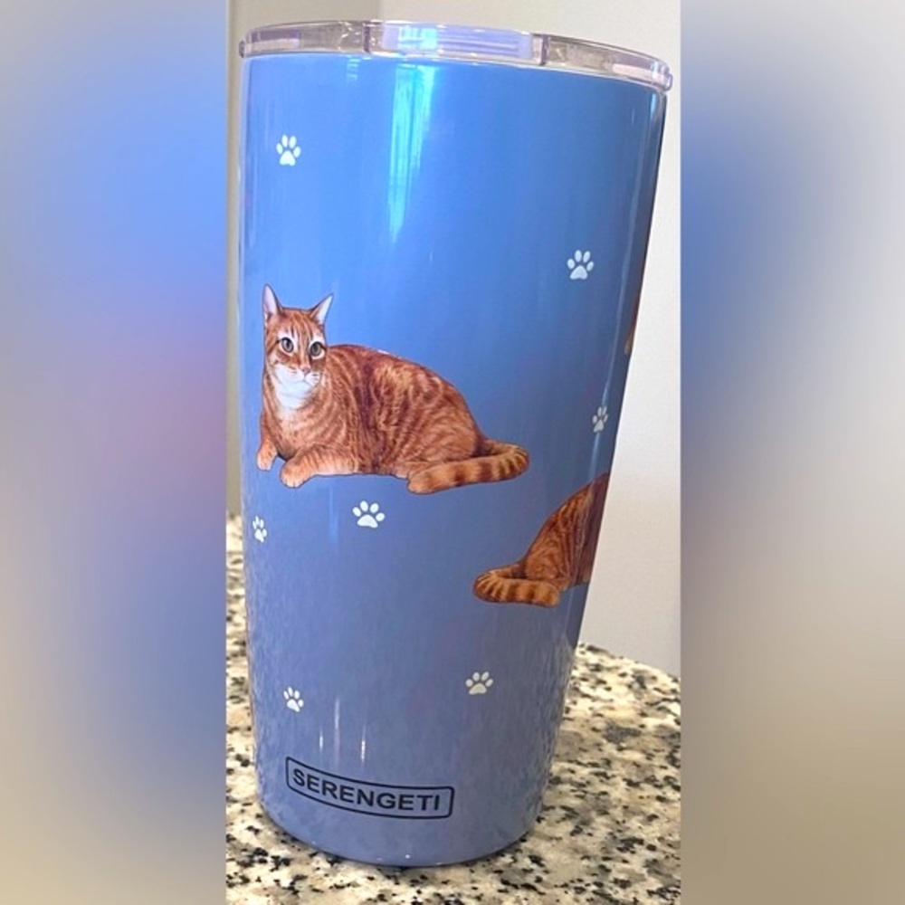 Orange Cat Tumbler